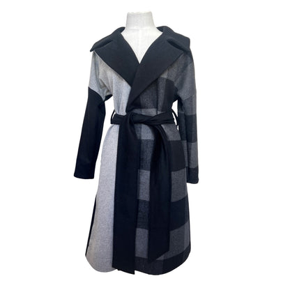One-Off "Niki" Coat - Black/Grey