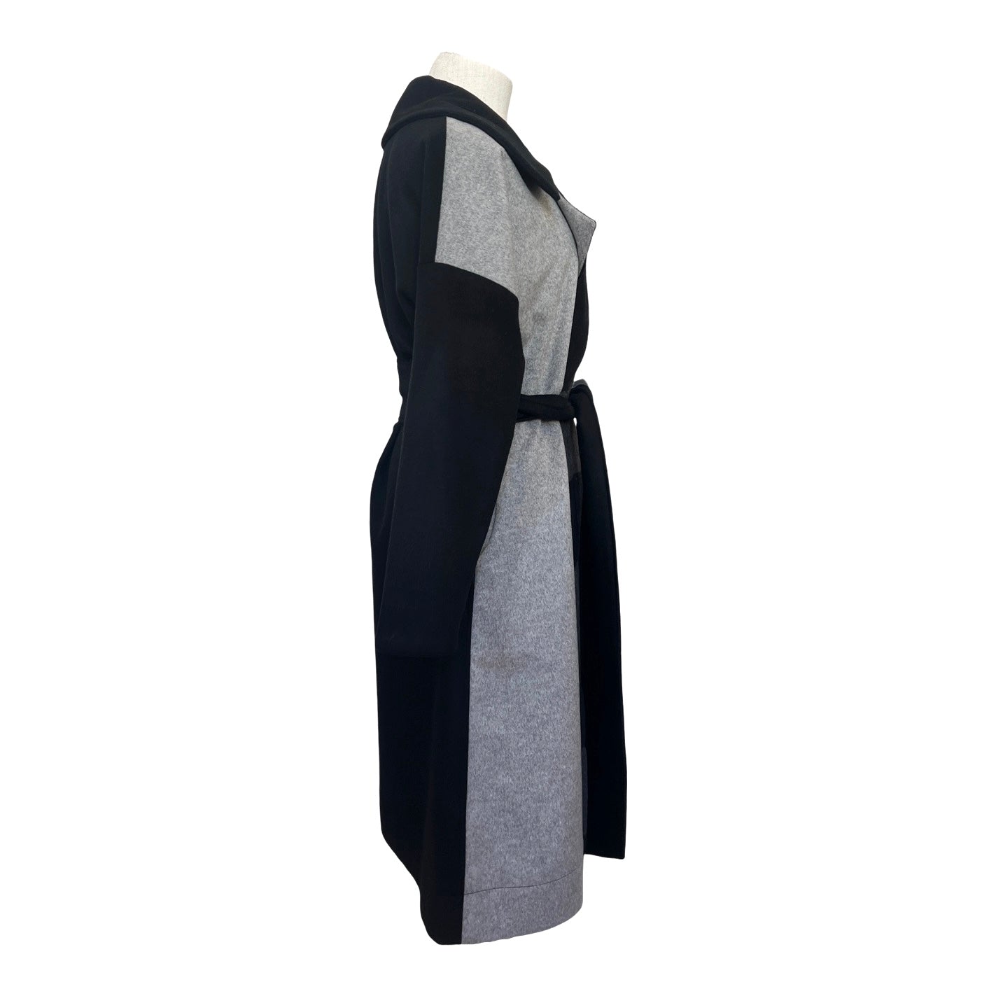 One-Off "Niki" Coat - Black/Grey