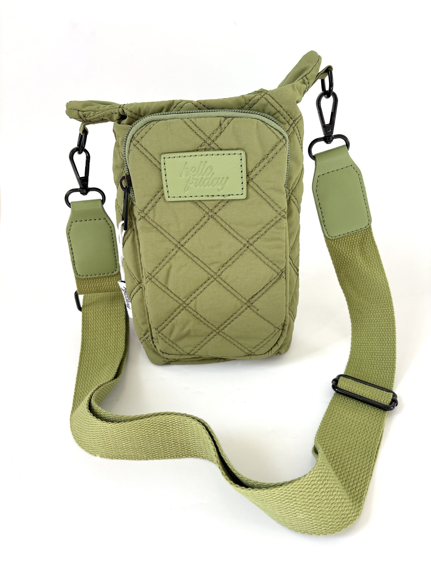 Cross-body bottle bag - Sage