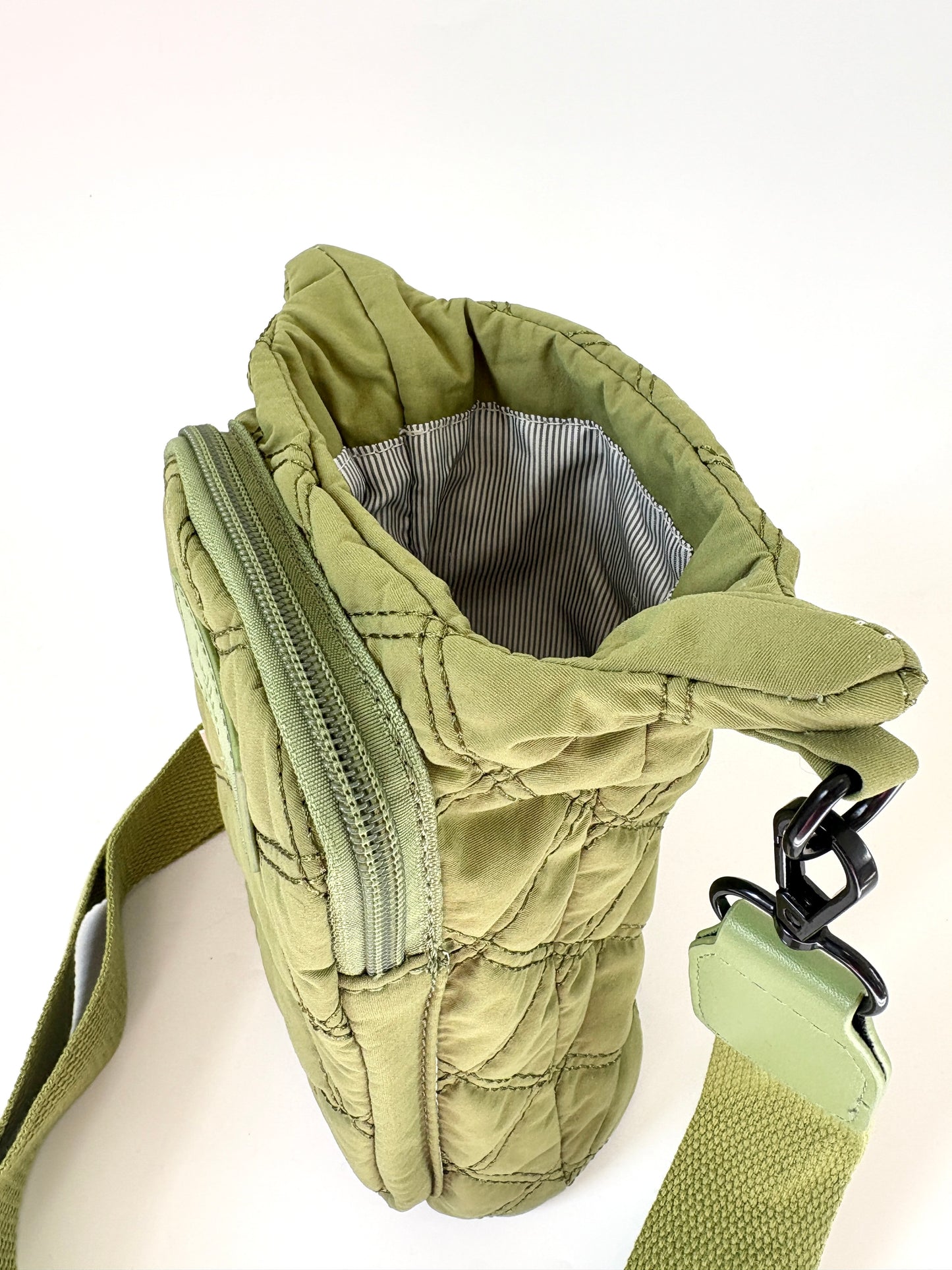 Cross-body bottle bag - Sage