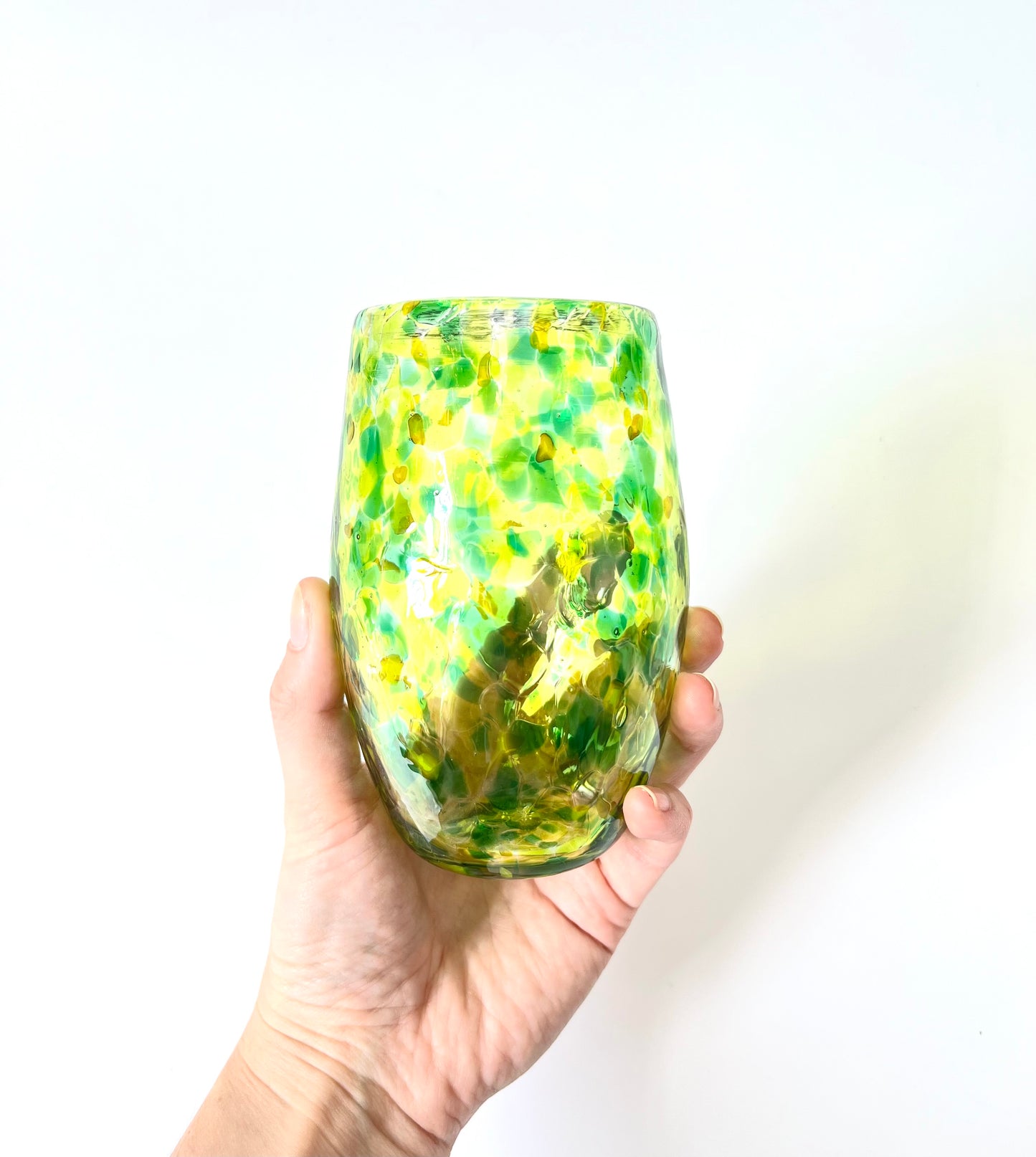 Handblown Glass Tumbler - Peridot