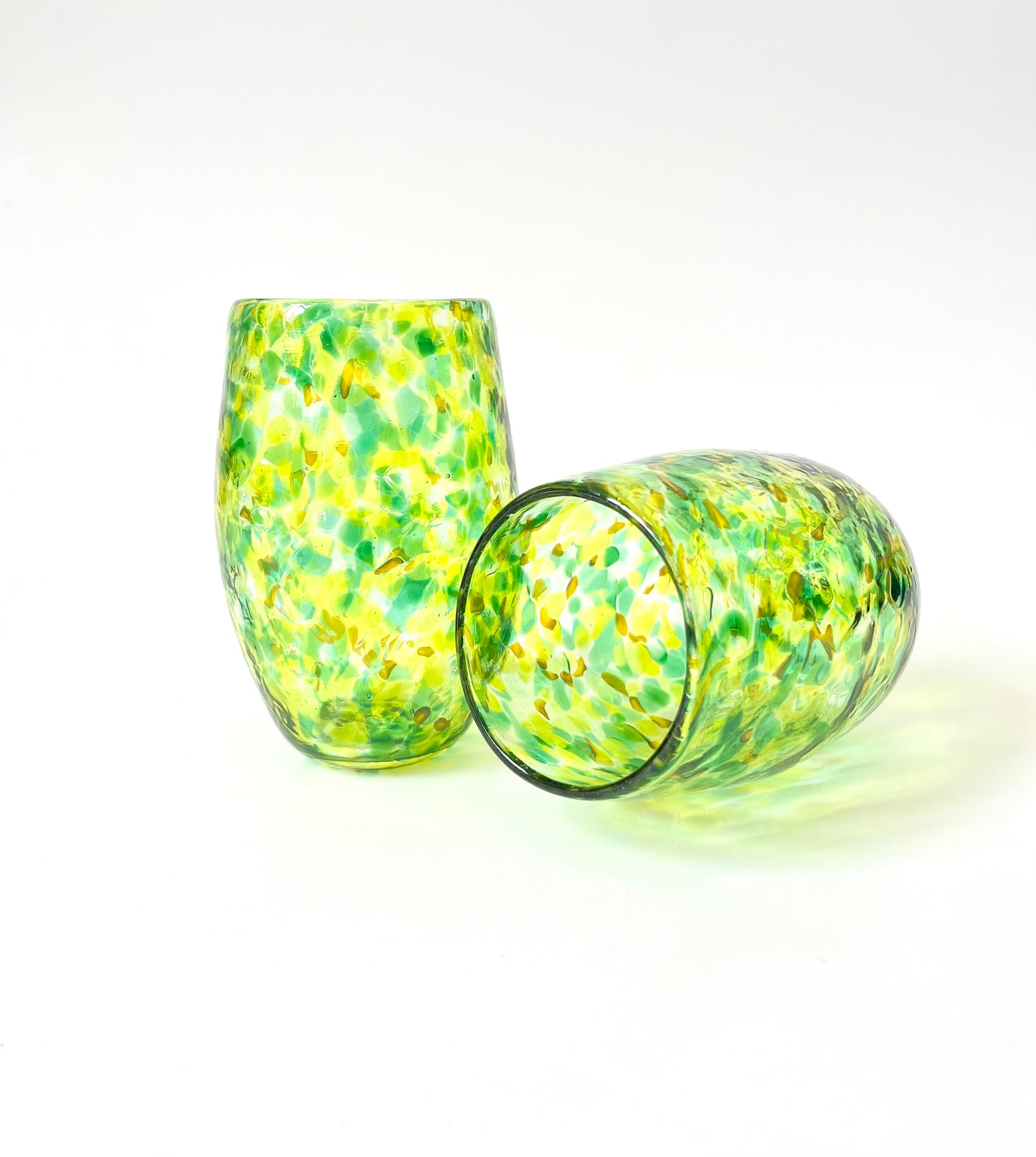 Handblown Glass Tumbler - Peridot