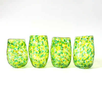 Handblown Glass Tumbler - Peridot