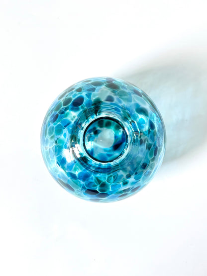 Handblown Glass Diffuser/Vase - Ocean Blue