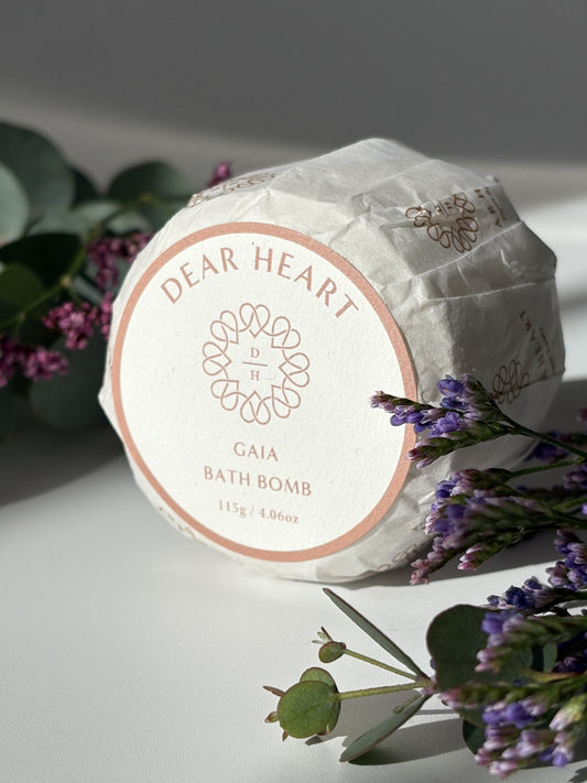 Bath Bomb - Gaia; Sandalwood, Orange & Vanilla