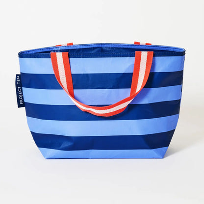Mini Tote - Blue Stripe