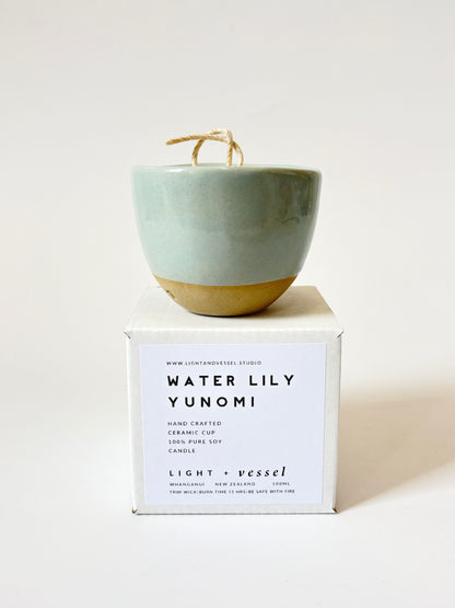 Water Lily Yunomi Soy Candle