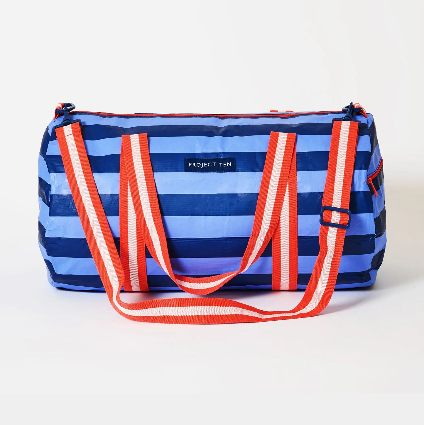 Barrel Bag - Blue Stripe