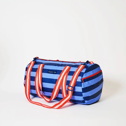 Barrel Bag - Blue Stripe