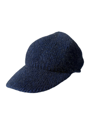 Possum Merino Peak Cap - Midnight Blue