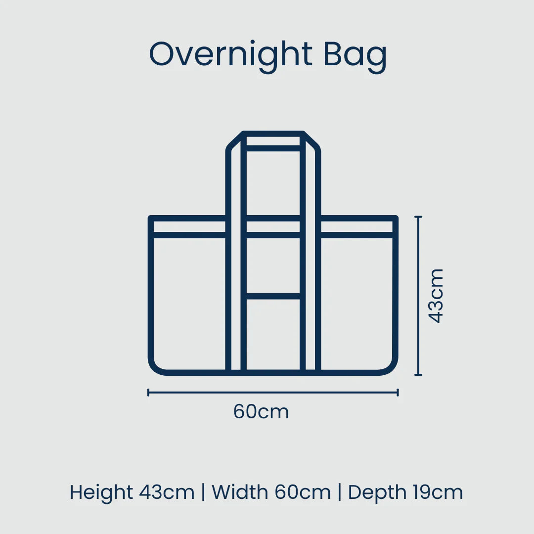 Overnight Bag – Blue Stripe
