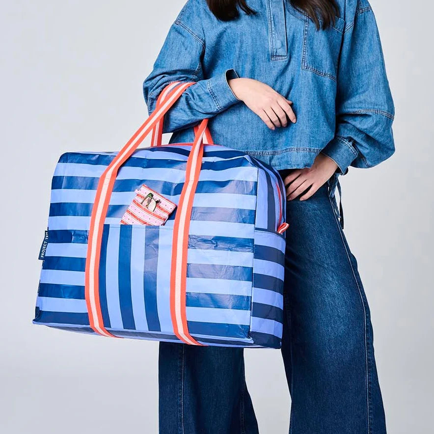 Overnight Bag – Blue Stripe