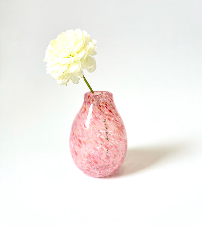 Handblown Glass Diffuser/Vase - Pinks with 2cm Opening