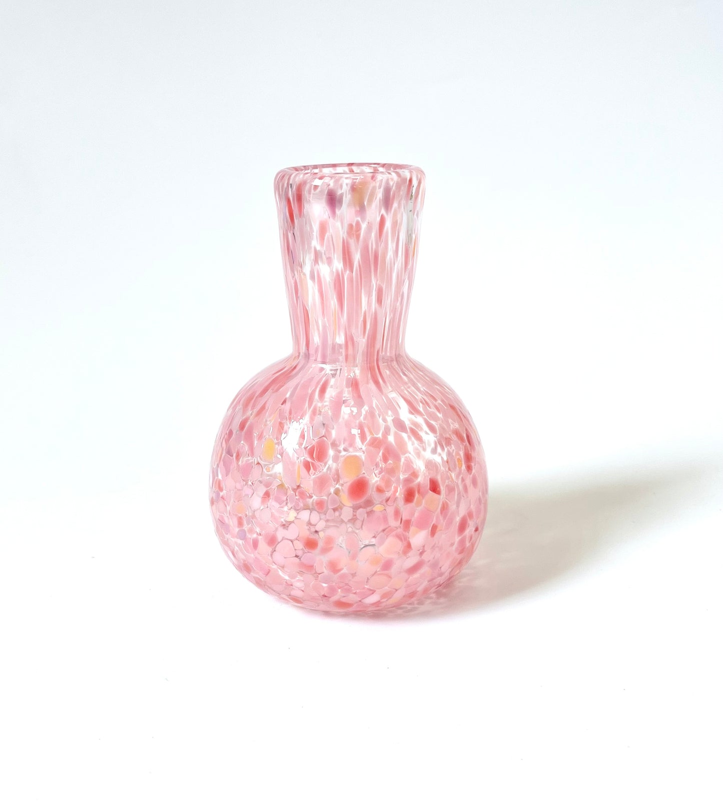 Handblown Glass Diffuser/Vase - Pinks with 2cm Opening