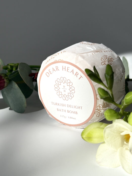 Bath Bomb - Turkish Delight; Rose & Ylang Ylang