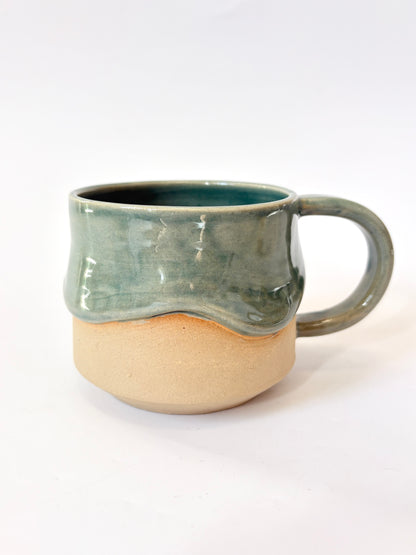 Ceramic "Drippy" Mug - Teal