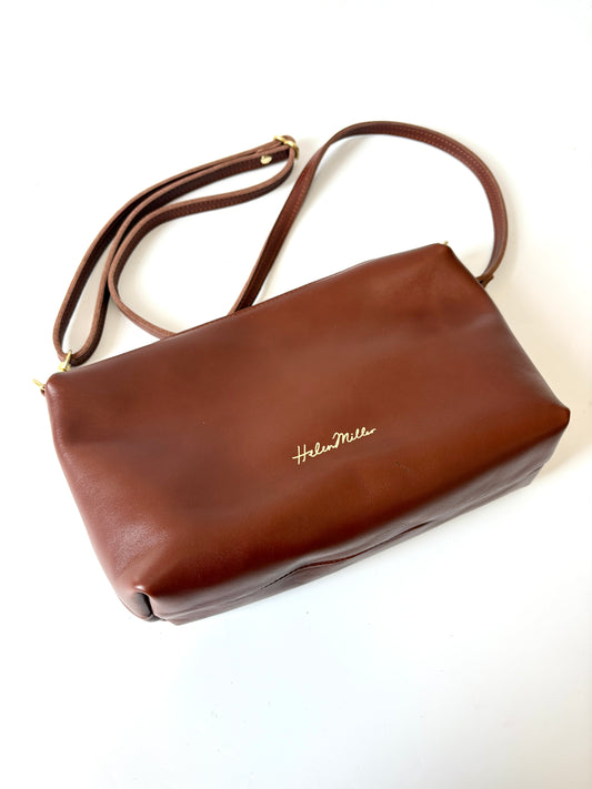 Straight Top Pouch - Chestnut