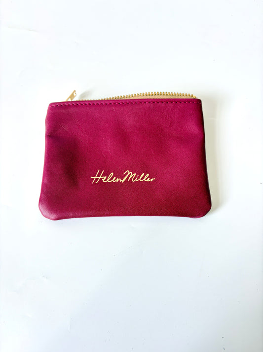 Coin Purse - 12cm - Burgundy