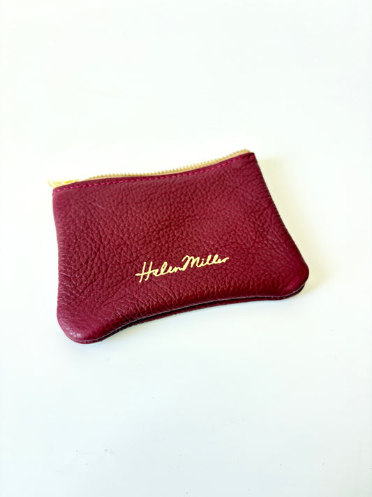 Coin Purse - 12cm - Raspberry