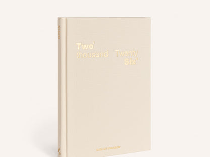 2026 A5 Weekly Diary - Cream
