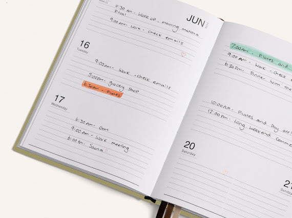 2026 A5 Weekly Diary - Matcha