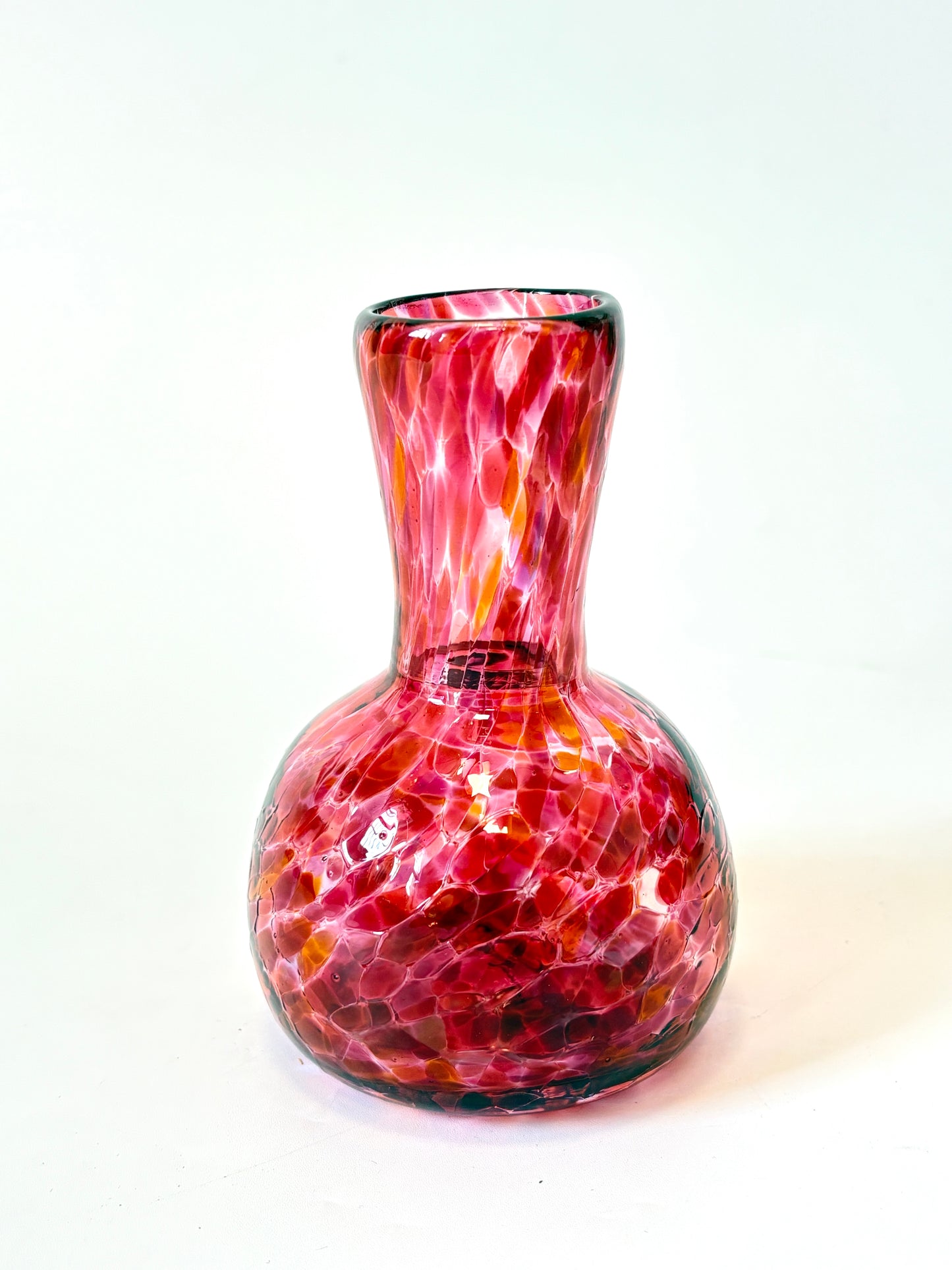 Handblown Glass Diffuser Vase - Red Riot