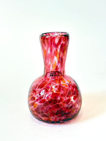 Handblown Glass Diffuser Vase - Red Riot
