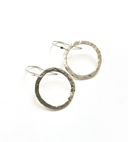 Textured Circle on Hoops (#38)