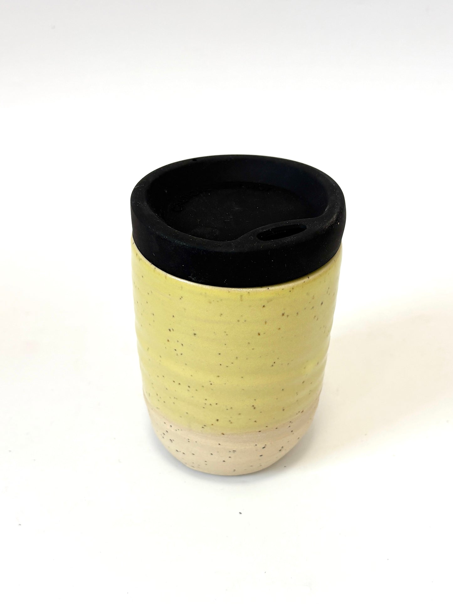 Ceramic Takeaway Cup - Pastel Yellow