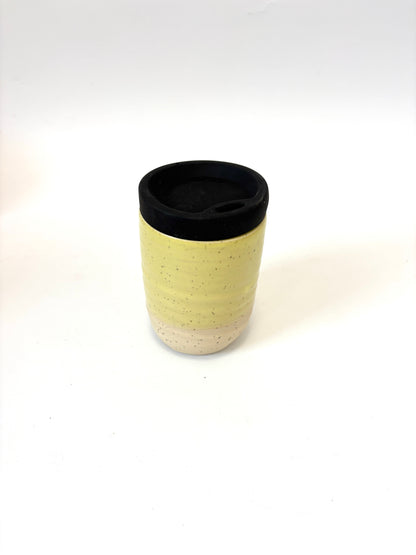 Ceramic Takeaway Cup - Pastel Yellow
