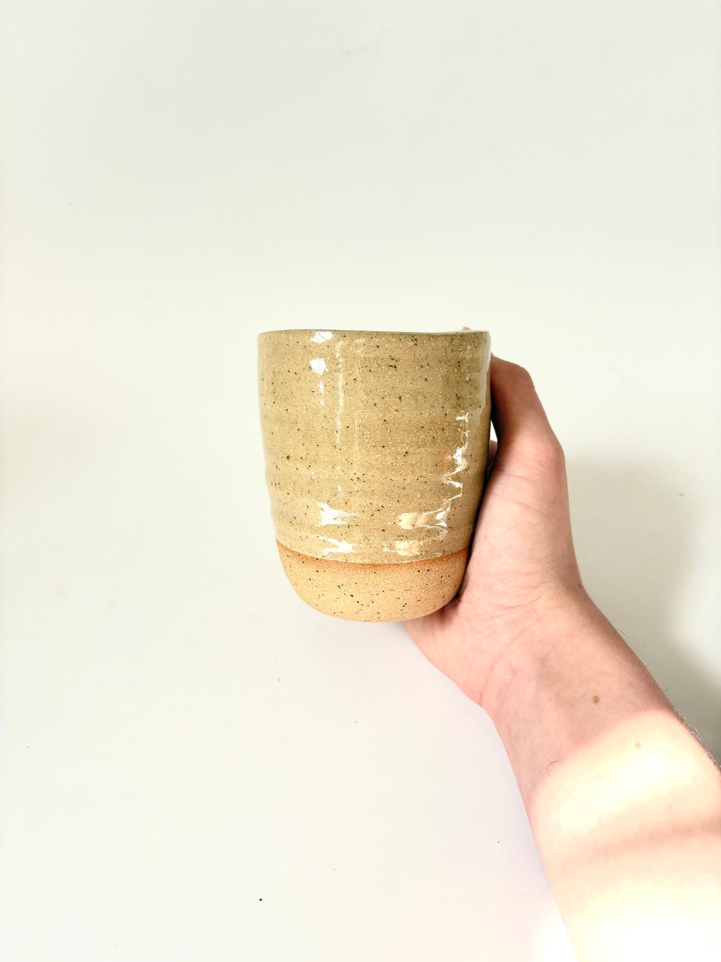 Ceramic Takeaway Cup - Tan