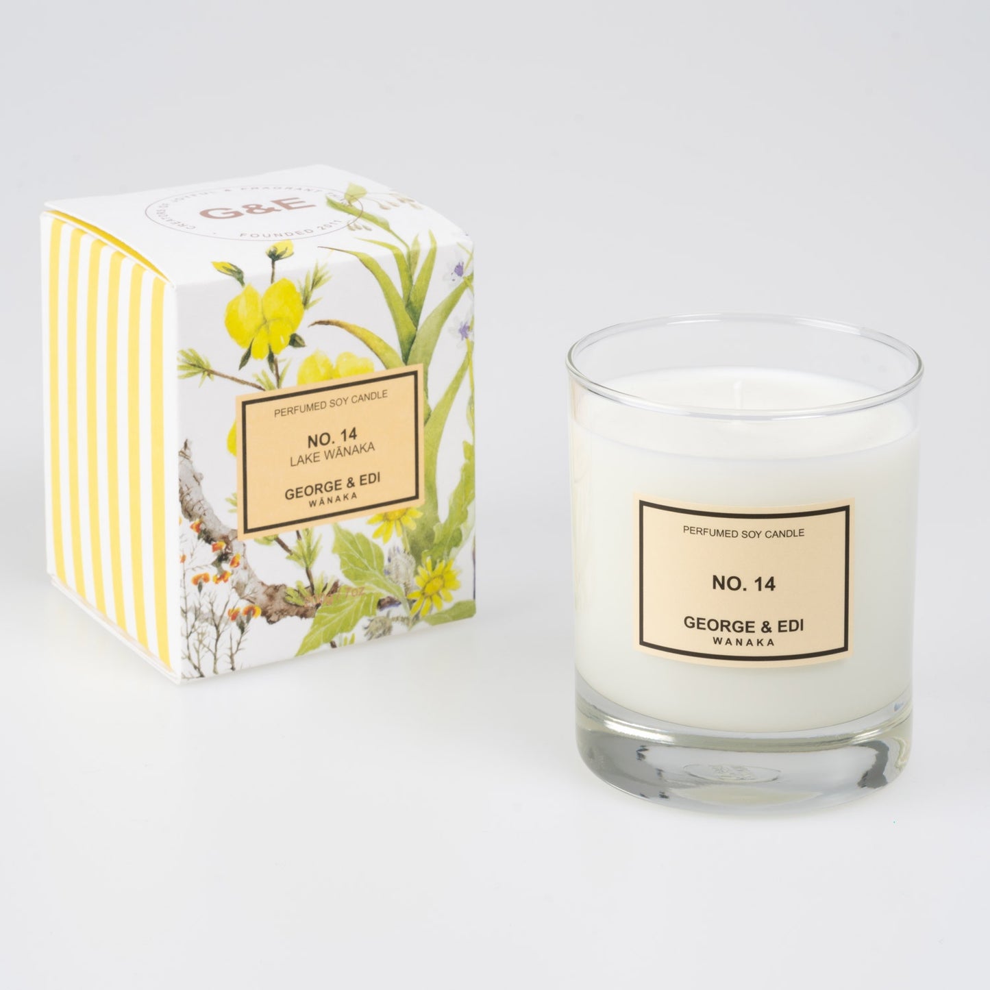 No. 14 Perfumed Soy candle by George & Edi