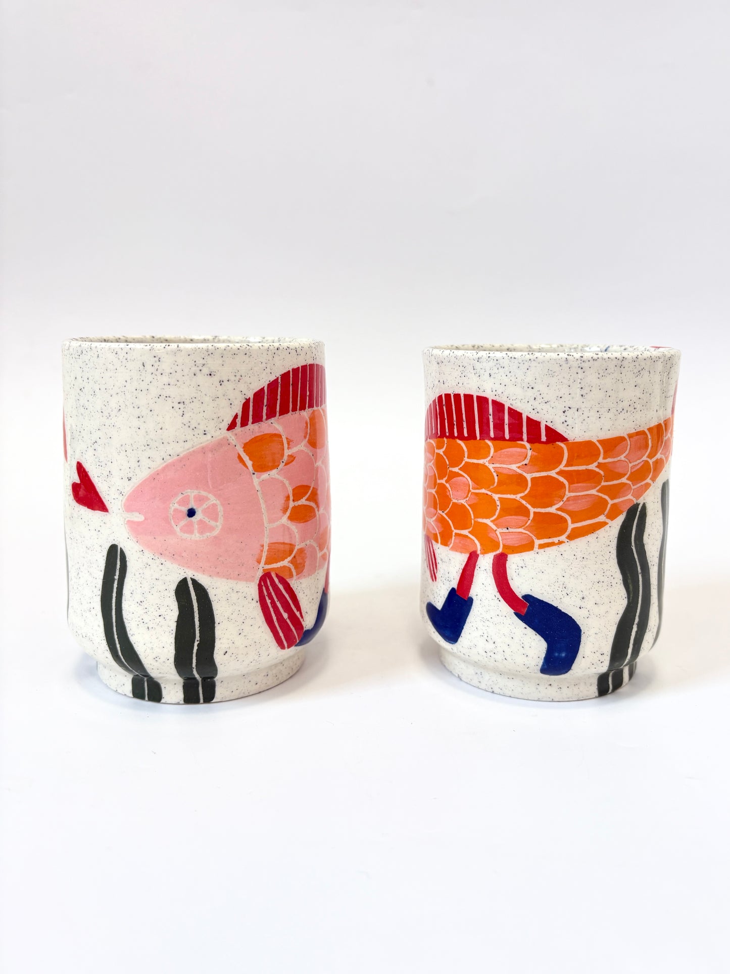 Ceramic Cup by Studio Soph - Walking Fish
