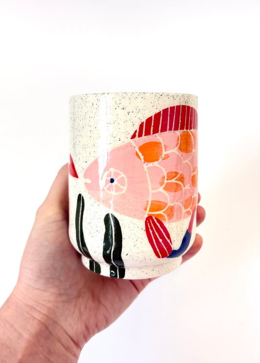 Ceramic Cup by Studio Soph - Walking Fish