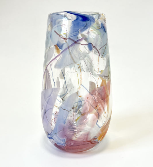 Handblown Glass Cylinder Vase - Shard (April 24)