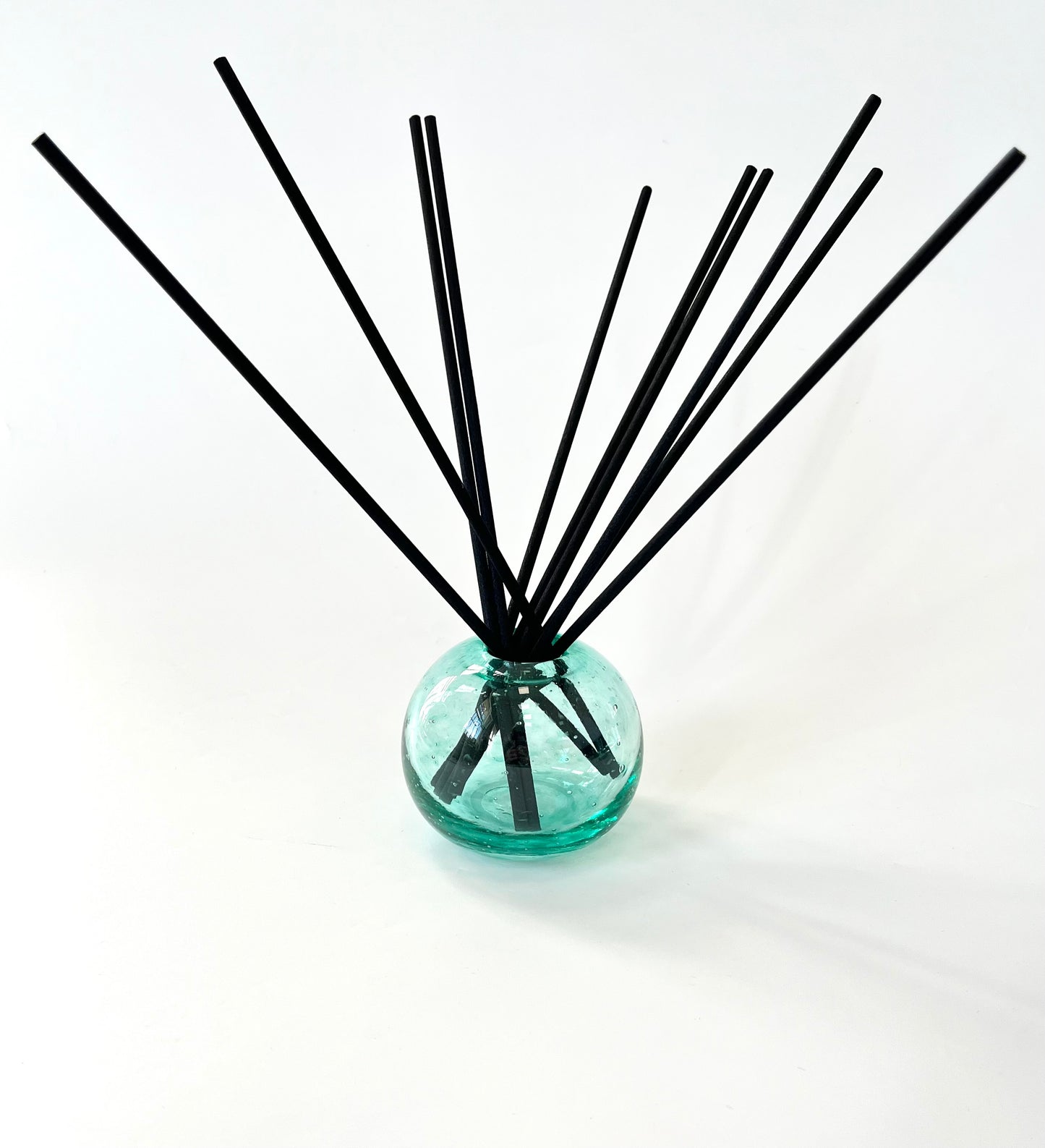 Handblown Glass Diffuser/Vase - Aqua