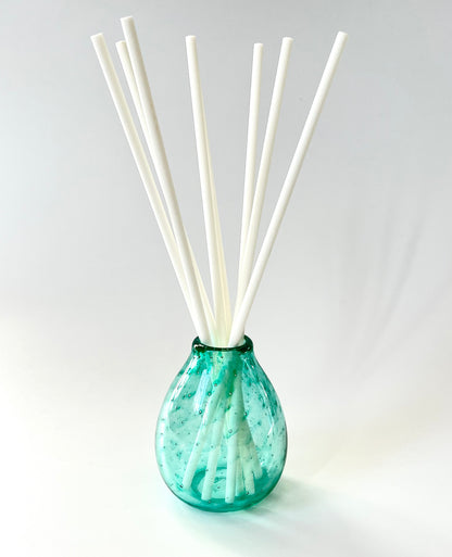 Handblown Glass Diffuser/Vase - Aqua