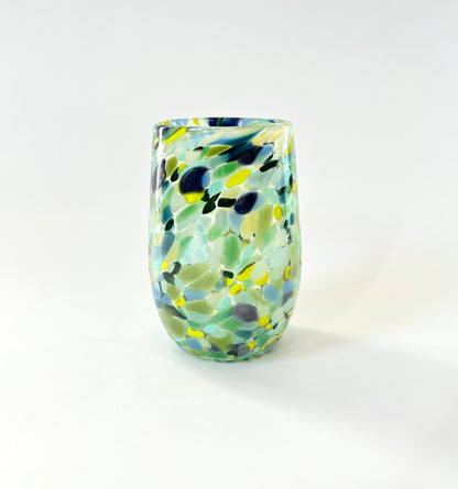 Handblown Glass Tumbler - Forest Lake