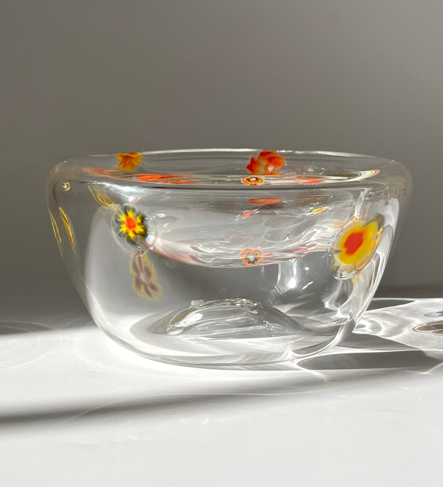 Handblown Glass Flower Power "Gloria" Bowl