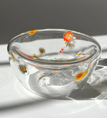 Handblown Glass Flower Power "Gloria" Bowl