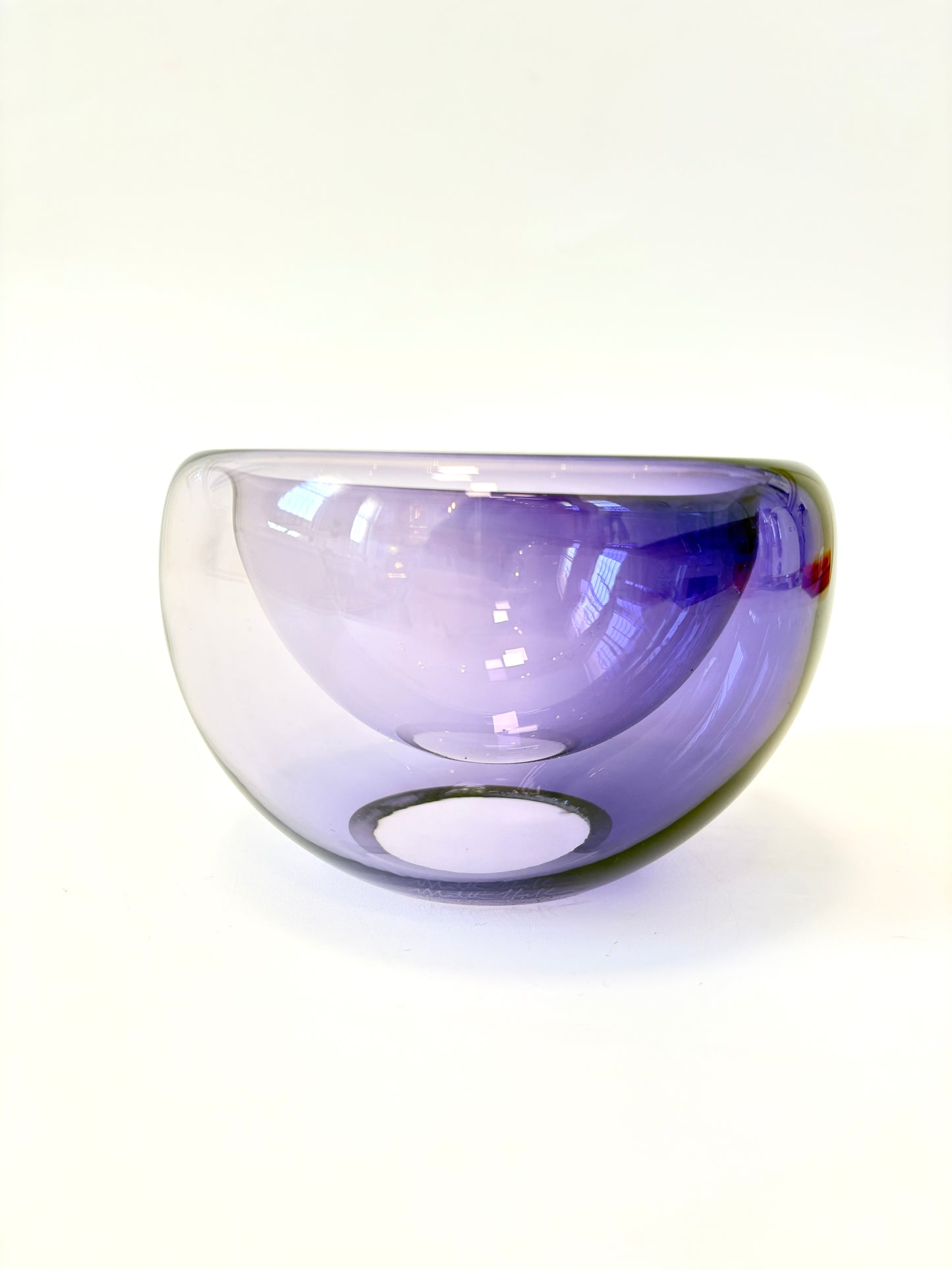 Handblown Glass Mini "Fulvio" Bowl - Hyacinth