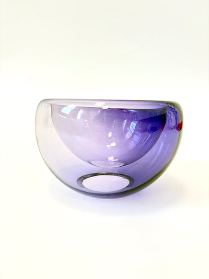 Handblown Glass Mini "Fulvio" Bowl - Hyacinth