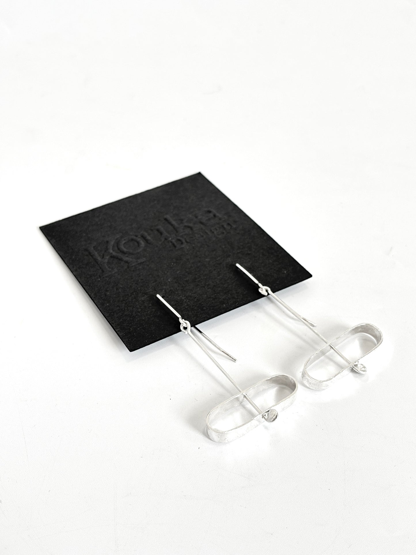 Wide Sideways Earrings