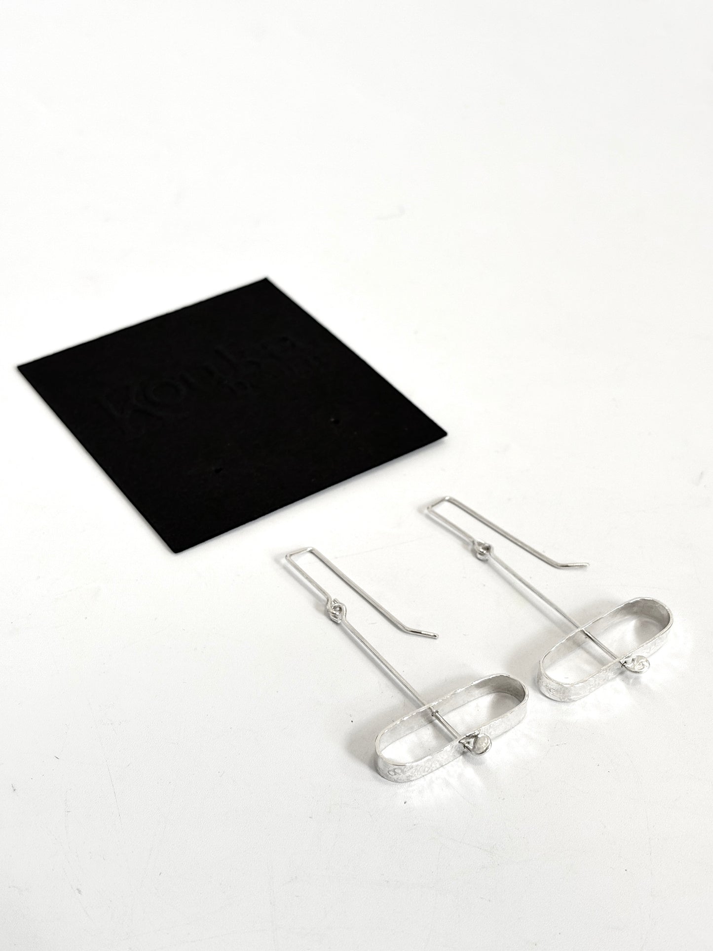 Wide Sideways Earrings