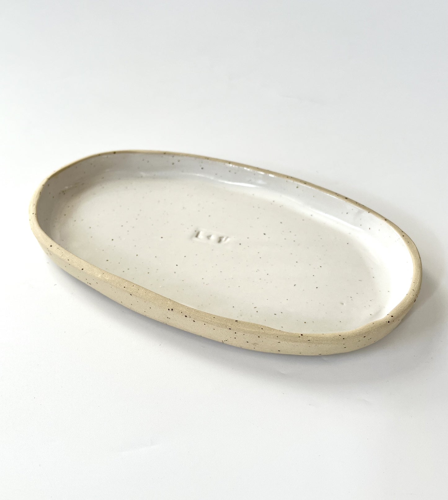 Ceramic Tray - Small - White