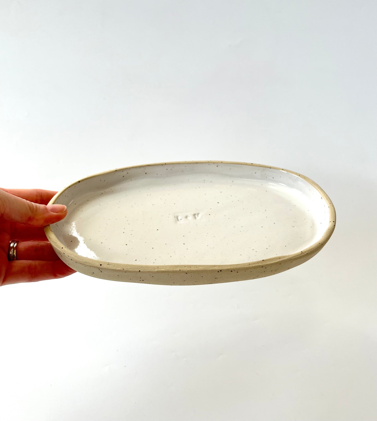 Ceramic Tray - Small - White