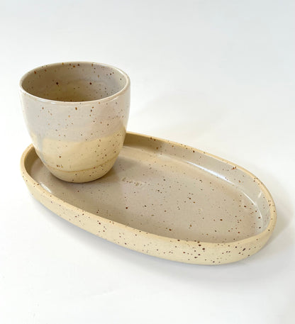 Ceramic Tray - Small - Grey