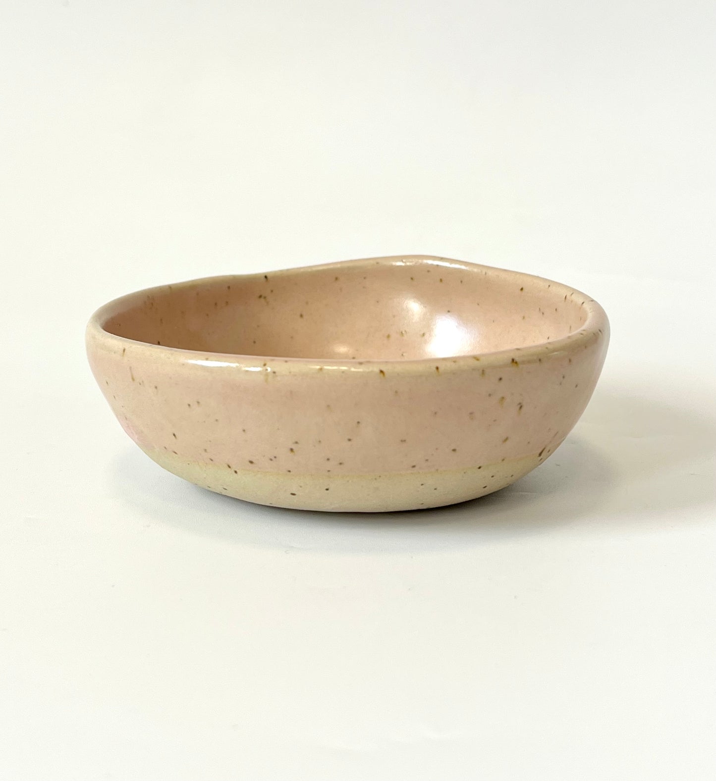 Small Handmade Ceramic Bowl - Pink