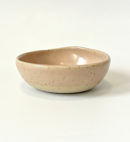 Small Handmade Ceramic Bowl - Pink