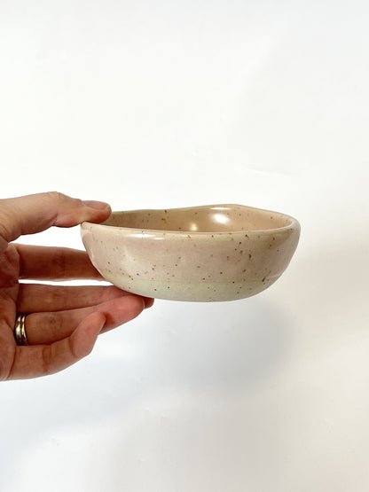 Small Handmade Ceramic Bowl - Pink